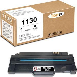 1130 Compatible 330-9523 2MMJP 3J11D Toner Cartridge Replacement for Dell 1133 1135n 1130 1130n Printer Toner.(1Black)