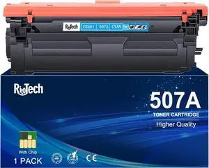 Ennovor 507A Cyan CE401A Toner Cartridge,Replacement Compatible for HP 507 507 A 507X CE401X for for Laserjet 500 Color m551 m551dn m551n m551xh m570dn m570dw m575c m575dn m575f (1-Pack)