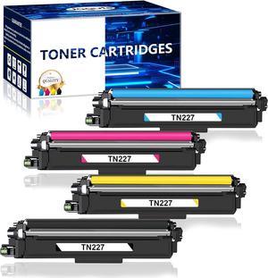 Jagute TN227 Compatible Toner Cartridges Replacement for Brother TN227 TN227BK TN223 TN-223 Work with MFC-L3750CDW MFC-L3710CW MFC-L3770CDW HL-L3290CDW HL-L3290CDW Printer 4 Pack