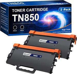 TN-850 Brother Toner Cartridge High Yield Replacement for TN850 TN-850 TN-820 TN820 Brother Toner Cartridge to Use with HL-L6200DW MFC-L5850DW HL-L5200DW MFC-L5900DW HL-L6400DW MFC-L5800DW (2 Black)