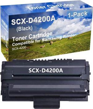 1-Pack Compatible High Yield SCX-4200 Laser Printer Toner Cartridge Replacement for Samsung SCX-D4200A Printer Cartridge (Black)