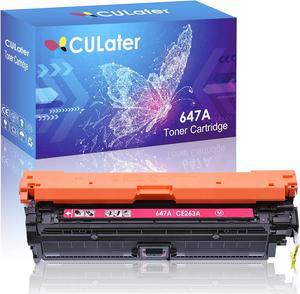 CULater Remanufactured Toner Cartridge Replacement for 647A CE263A Toner Cartridges for HP Color CP4025dn CP4025n CP4525 CP4525dn CP4525n CP4525xh Printer (1 Magenta)