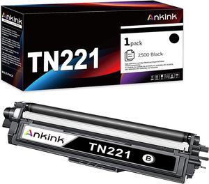 ANKINK Compatible Toner Cartridge Replacement for Brother TN221 TN225 Black to Use with HL-3140CW HL-3150CW HL-3170CDW HL-3180CDW MFC-9130CW MFC-9330CDW MFC-9340CDW(Black, 1 Pack)