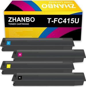 ZHANBO 2515AC Remanunfactured Toner Cartridge 38,400 Pages Compatible with Toshiba E Studio 3015 3515 4515 5015 Printers, 4 Pack