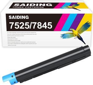 SAIDING 7525 7845 Remanufactured Toner Cartridge Compatible with Xerox WorkCentre 7855 7835 7556 7830 7535 7530 7545 Printer (Cyan)