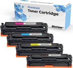 1 Set Ultra Toner® Compatible Replacement for HP 125A CB540A CB541A CB542A CB543A B/C/M/Y Toner Cartridge Combo for HP Color LaserJet CM1312 MFP CM1312NFI CP1210 CP1215 CP1510 CP1514N CP1515N CP1518N