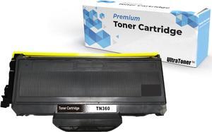 1PK Ultra Toner® Compatible Replacement for TN360 TN-360 TN330 TN-330 High Yield Black Toner Cartridge for Brother TN360 TN330 for Brother Printer DCP-7030 DCP-7040 DCP-7045N HL-2140 HL-2150N HL-2170