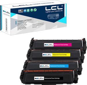 LCL Compatible for HP 410A 410X CF410A CF410X CF411X CF412X CF413X (4-Pack,Black,Cyan,Yellow,Magenta) Toner Cartridge for HP Color LaserJet Pro MFP M477fnw MFP M477fdn MFP M477fdnwMFP M452dn MFP M452