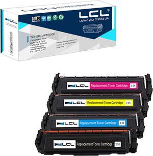 LCL Compatible for HP 410A CF410A CF411A CF412A CF413A (4-Pack, Black Cyan Yellow Magenta) Toner Cartridge for HP Color LaserJet Pro MFP M477fnw MFP M477fdn MFP M477fdnwMFP M452dn MFP M452dw MFP M452