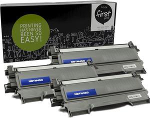 First Print 3 Pack Compatible For Brother TN-450 Black HIGH YIELD of TN-420 Toner cartridge DCP-7060D, DCP-7065DN, HL-2220, HL-2230, HL-2240, HL-2240D, HL-2270DW, HL-2275DW, HL-2280DW, IntelliFax-284