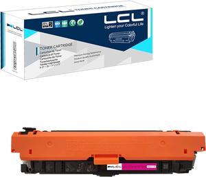 LCL Remanufactured for HP 508X 508A CF363A CF363X 9500 Pages (1-Pack, Magenta) Toner Cartridge HP M553 Printer M577 Printer Color LaserJet Enterprise M552dn M553dn M553n M553x MFP M577Z MFP M577dn MF