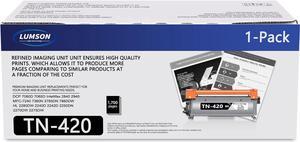 TN-420 TN420 Black Toner Cartridge High Yield Replacement for Brother TN420 TN 420 HL-2270DW HL-2280DW HL-2230 HL-2240 MFC-7360N MFC-7860DW DCP-7065DN Intellifax 2840 2940 Printer Toner (1 Pack 1,700