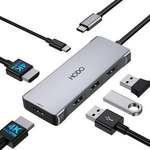 Docking Station USB C Hub to Dual HDMI Adapter,Dual 4K Multi Monitors USB C Adapter with 2 HDMI Ports,3USB Port,PD for Windows Compatible with Dell,Lenovo,HP,iPhone 15 Pro Max/15 Pro/15 Plus/15