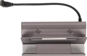 Steam Deck Docking Station 6 in 1, USB C Hub for Steam Deck, Aluminum Alloy Dock with 4K HD Multimedia Interface, 3xUSB30., Gigabit Ethernet, 100W PD Charging, Compatible with Lapt
