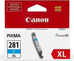 Canon Genuine Ink Cartridge CLI-281XL Cyan Ink