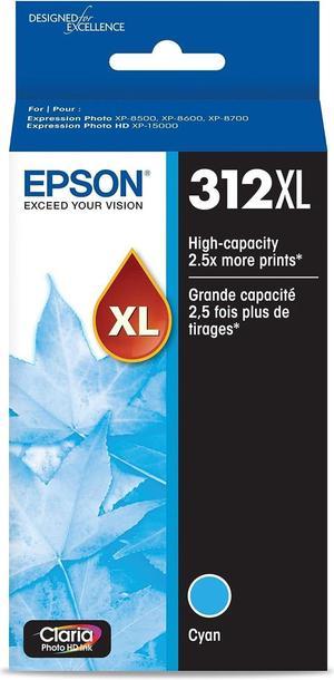 Epson T312XL220 Claria Photo HD Cyan High Capacity Cartridge Ink