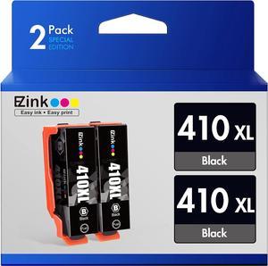 E-Z Ink (TM Remanufactured Ink Cartridge Replacement for Epson 410XL 410 XL T410XL to use with Expression XP-640 XP-830 XP-7100 XP-530 XP-630 XP-635 (2 Black with The Newest Updated Chip)