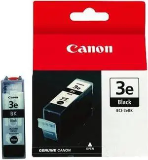 Canon Genuine BCI-3eBK Black Ink Tank