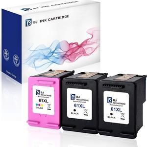 BJ Remanufactured Ink Cartridge Replacement  61 XL High Yield  Envy 4500 5530 5534 5535 OfficeJet 4635 4630 2620 DeskJet 1000 1056 1512 2514 2540 2544 3000 (2 Black 1 Color)