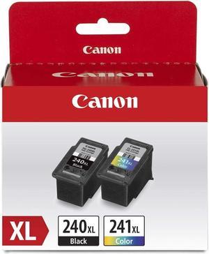 Canon PG-240 XL Black & CL-241 XL Color Ink Cartridge Value Pack for Select PIXMA MG, MX, TS Series Printers