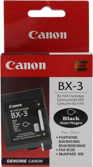 Canon Genuine BX-3 Black Ink Cartridge