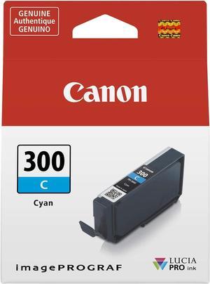 Canon PFI-300 Lucia PRO Ink, Cyan, Compatible to imagePROGRAF PRO-300 Printer