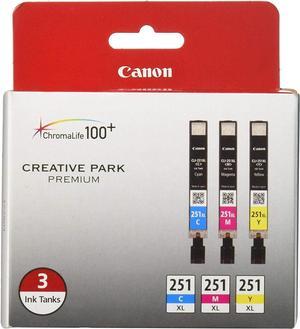 Canon CLI-251XL Ink Cartridge - Cyan, Magenta, Yellow