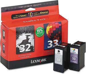 Lexmark 18C0532#32/#33 Twin Pack Ink Cartridges