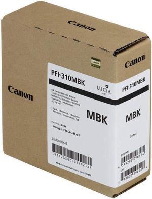 Canon PFI-310 330ml Matte Black Pigment Ink Tank for imagePROGRAF TX-2000, TX-3000 and TX-4000 Printers