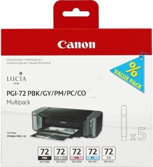 PGI-72 PBK/GY/PM/PC/CO Ink Multi Pack