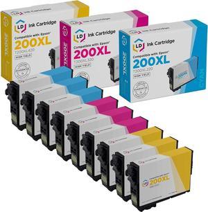 LD Products Remanufactured Replacements for Epson 200xl Ink Cartridges 200 XL High Yield for XP-200, XP-300, XP-310, XP-400, WF-2520, WF-2530, WF-2540 (3 Cyan, 3 Magenta, 3 Yellow, 9-Pack)