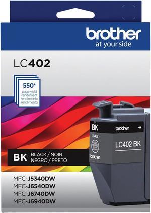 Brother Genuine LC402BKS Standard Yield Black Ink Cartridge