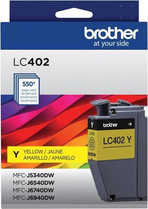 Brother Genuine LC402YS Standard Yield Yellow Ink Cartridge