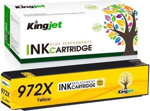 Kingjet Remanufactured 63XL Ink Cartridges, 1 Black for Envy 4516 4520 4522 4525 Officejet 4650 3830 3831 4655 Deskjet 2130 2132 1112 3630 3633 Series Printers