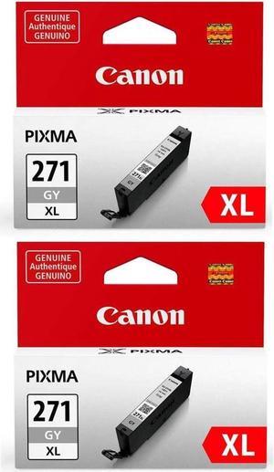 Canon 2 Pack CLI-271 XL Gray Ink Tank - 10.8ml