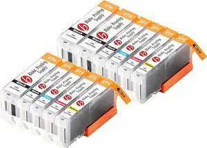 Blake Printing Supply Compatible Ink Cartridge Replacement for Canon PGI-270XL, CLI-271XL, Canon 271, Canon 270 (Pigment Black, Black, Cyan, Magenta, Yellow, 11-Pack)