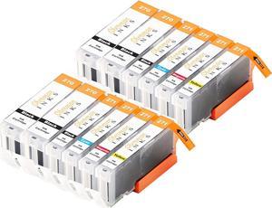 Sherman Inks Compatible Ink Cartridge Replacement for Canon PGI-270XL, CLI-271XL, Canon 271, Canon 270 (Pigment Black, Black, Cyan, Magenta, Yellow, 12 Pack)