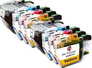 Blake Printing Supply Compatible Ink Cartridge Replacement for Brother LC3013, LC3011 (Black, Cyan, Magenta, Yellow, 8-Pack)