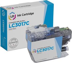 LD Compatible Ink Cartridge Replacement for Brother LC3017C High Yield (Cyan)