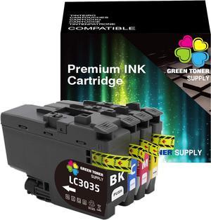 GTS Compatible Ink Replacement for Brother Ultra High Yield LC3035XXL MFC-J995DW MFC-J995DWXL (Black, Cyan, Magenta, Yellow, 4-Pack)