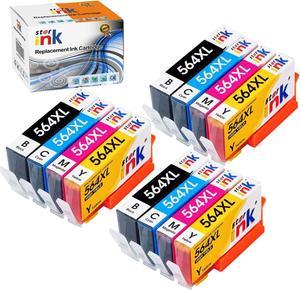 Starink Comaptible 564XL Ink Cartridges Work Photosmart 5510 5515 5520 5522 6510 6515 Officejet 4620 4622 Deskjet 3521 3522 Printers 3 Sets Without Photo Black