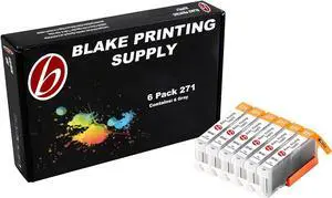 6 Gray Blake Printing Supply CLI-271XL 271 XL Cartridges for Canon PIXMA MG7700 PIXMA MG7720 PIXMA TS8020 PIXMA TS9020