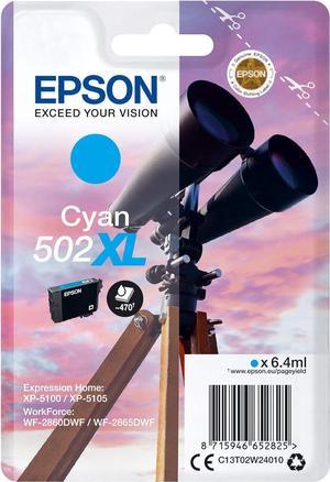 Epson Single Pack Cyan 502XL Ink SEC, C13T02W24020