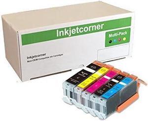 Inkjetcorner Compatible Ink Cartridges Replacement for MG5720 MG6820 MG5721 MG5722 MG6821 MG6822 (5-Pack)