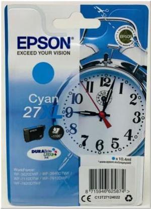 Epson C13T27124022 Cyan Original Ink Cartridges Pack of 1 XL