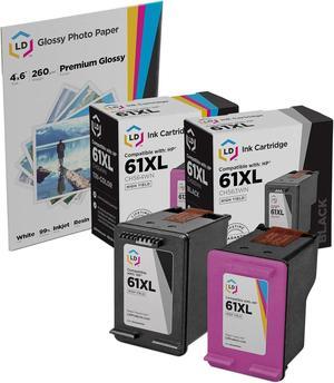 LD Remanufactured Ink Cartridge Replacements  61XL High Yield (1 Black, 1 Color, 2-Pack)