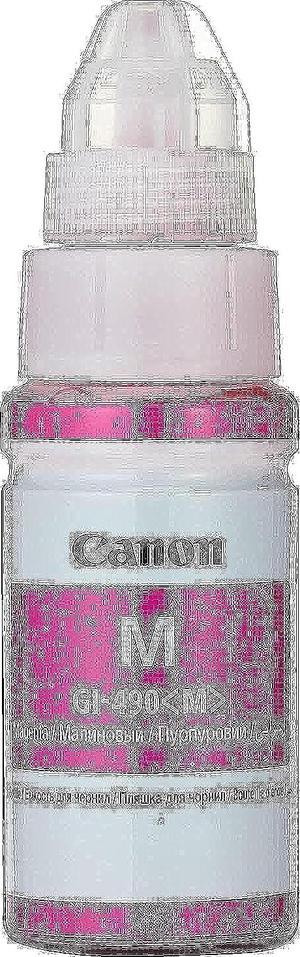 Canon Ink GI-490 M Magenta Ink Bottle, 0665C001 (Magenta Ink Bottle)