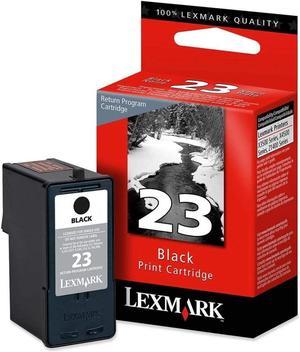 Lexmark 23 (18C1523) Black OEM Genuine Inkjet/Ink Cartridge - Retail by Lexmark