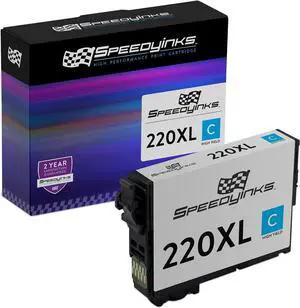 Speedy Inks Remanufactured Ink Cartridge Replacement for Epson 220XL (Cyan)