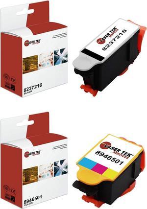 Laser Tek Services Compatible High Yield Ink Cartridge Replacement for Kodak 10XL Works with Kodak EasyShare 5100 5300, ESP 3250 5210 5250 7250 Printers (Black, Color, 2 Pack)